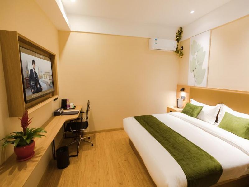 Greentree Inn Shanghai Huangxing Park Subway Station Express Hotel المظهر الخارجي الصورة